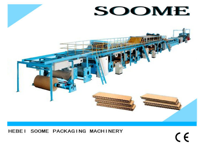 High Efficient Corrugated Cardboard Production Line Rotary Cutting Type