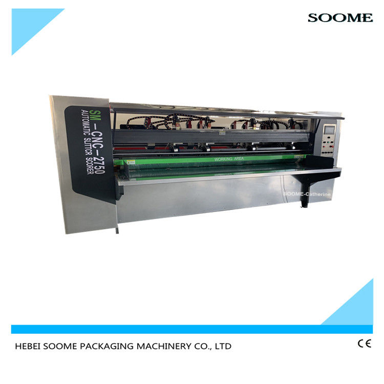 เครื่องตัดกระดาษ 6kw Scorer ลูกฟูกพร้อมเซอร์โวมอเตอร์